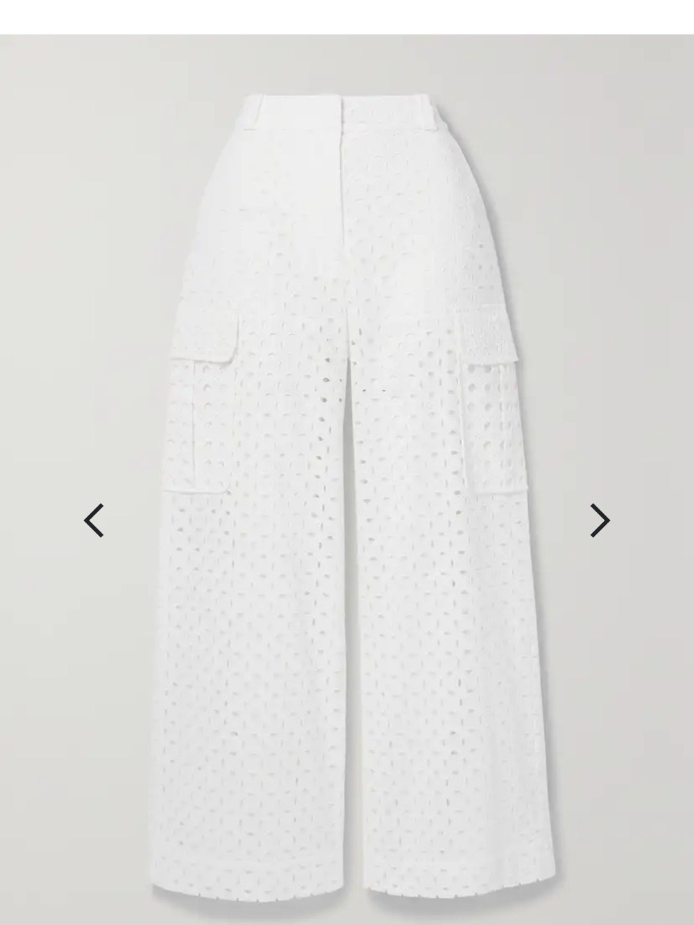 Zimmermann Matchmaker Anglaise Ivory Cotton crochet Pant US Size 4 NWT - Picture 4 of 14